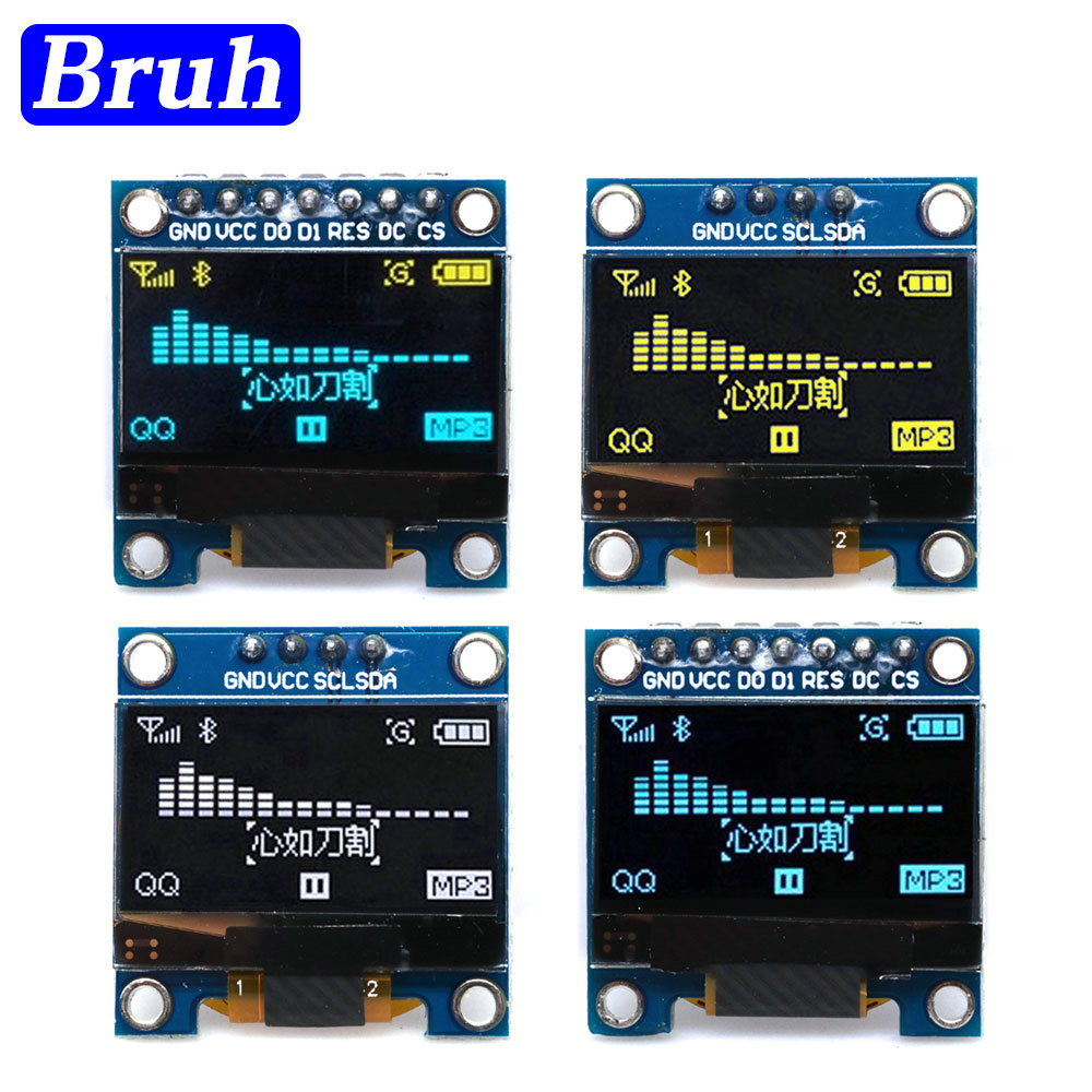 Oled Display 0.96 - 4Pin White Blue Color 0.96 inch