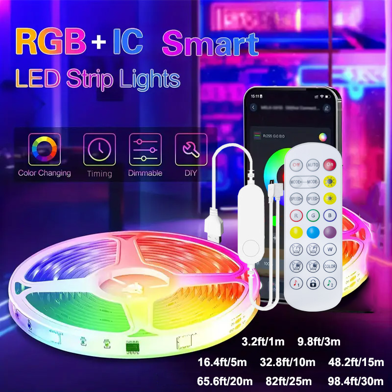 Ws2812B Strip 5V - Tuya Smart WIFI RGBIC LED Strip