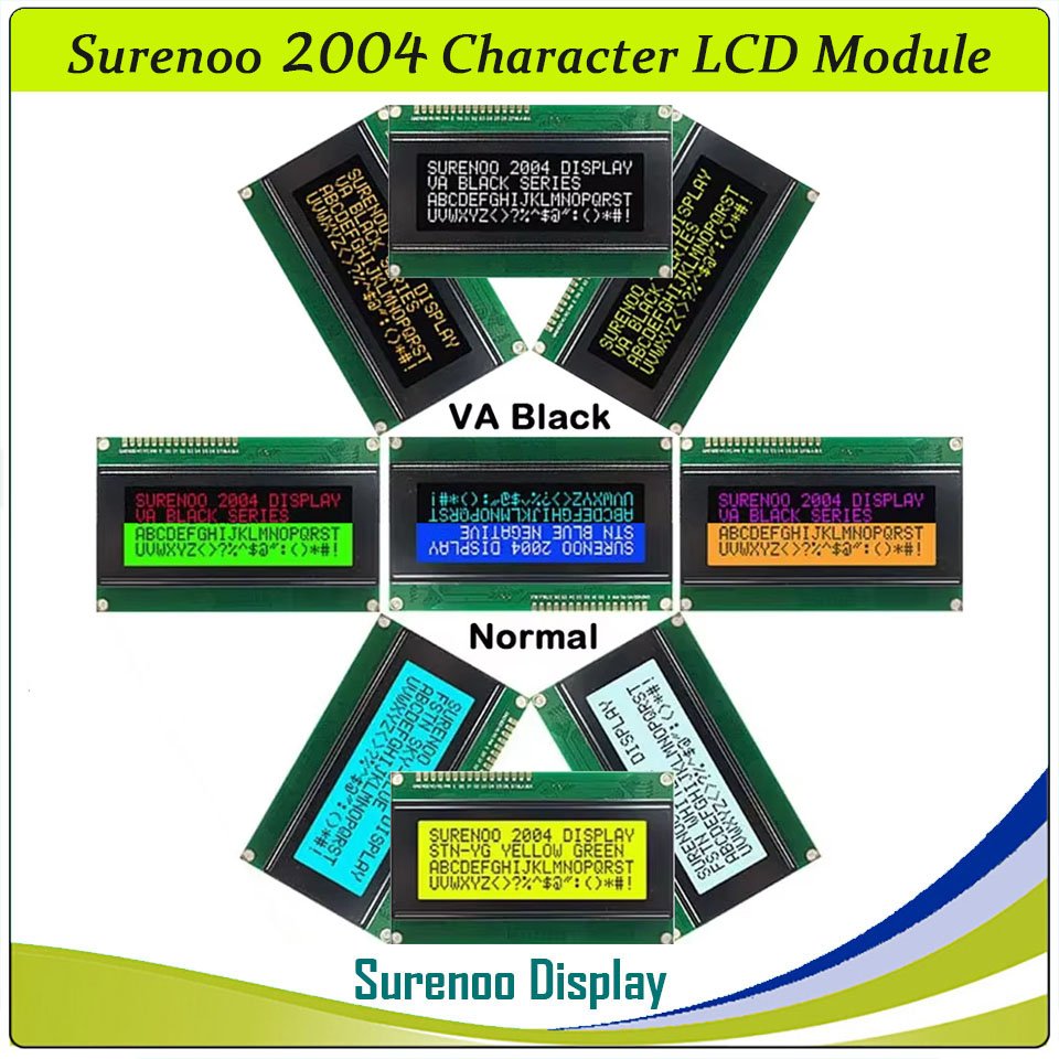 Lcd 1602 - Surenoo 204 20X4 2004 Character LCD