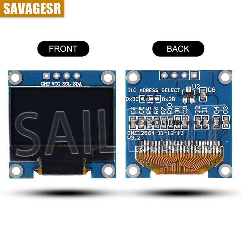 1-10PCS 0.96 Inch OLED Display - Ssd1306 recension och pris