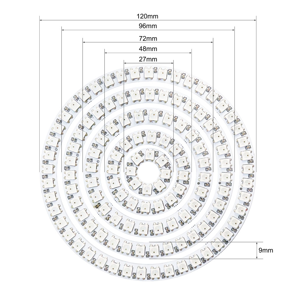WS2812b Led Ring Addressable 8 - Ws2812B Strip 5V recension och pris