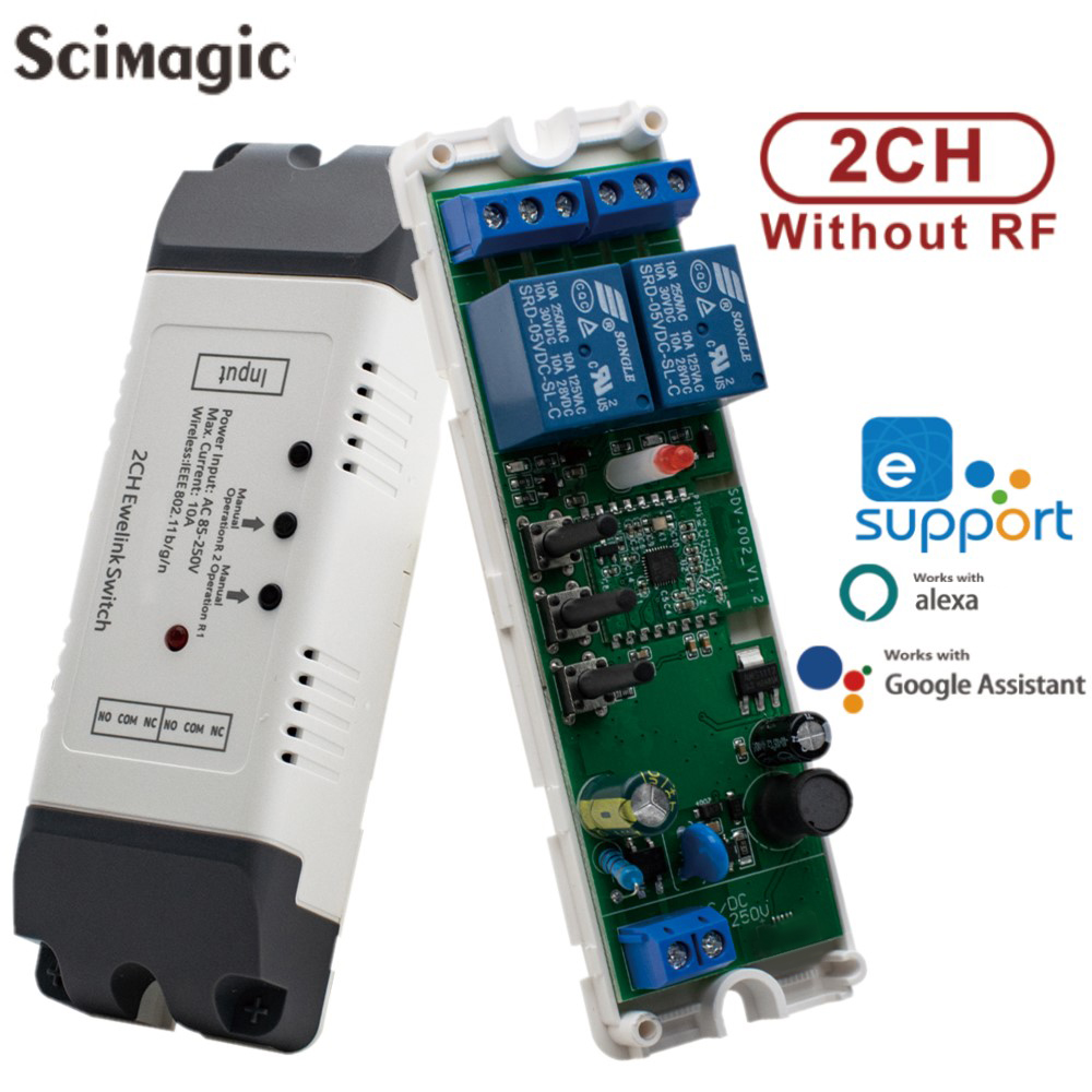 2CH Wifi Smart Switch Module R - Relay Module 4 Channel recension och pris