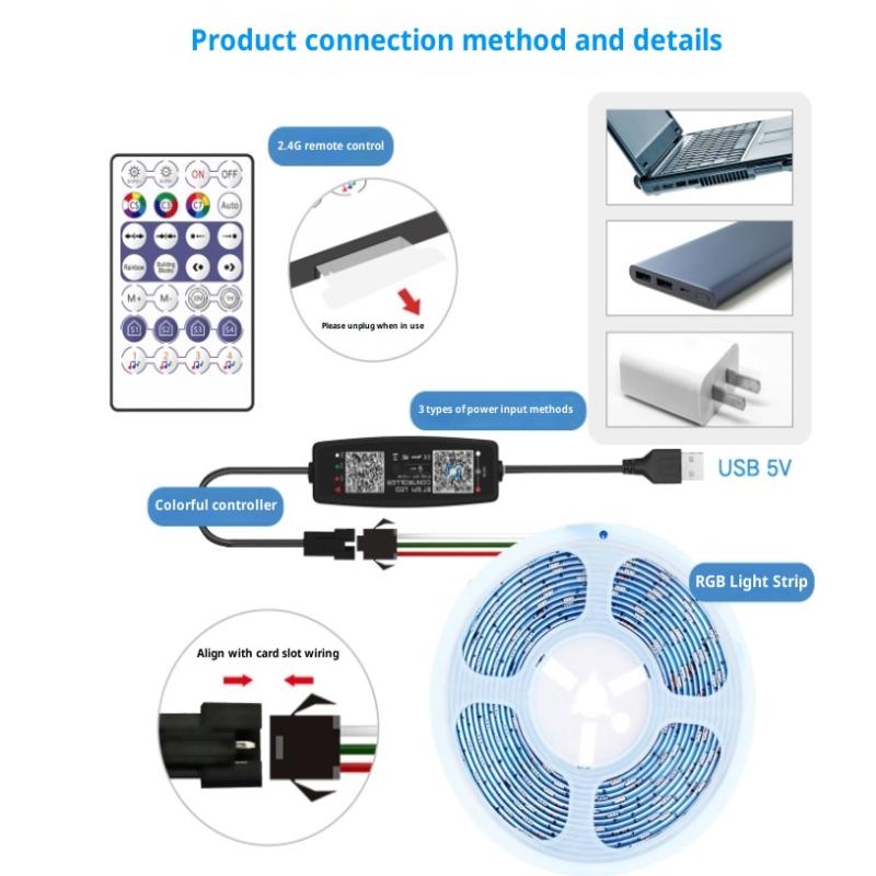 WS2812B Bluetooth Music LED Co - Ws2812B Strip 5V recension och pris