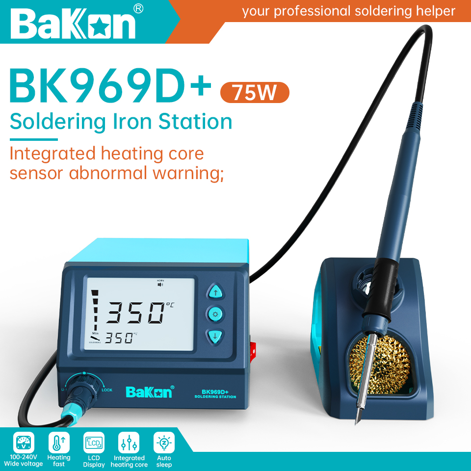 Bakon 75W BK969D+ Soldering St - Soldering Iron Temperature Probe recension och pris