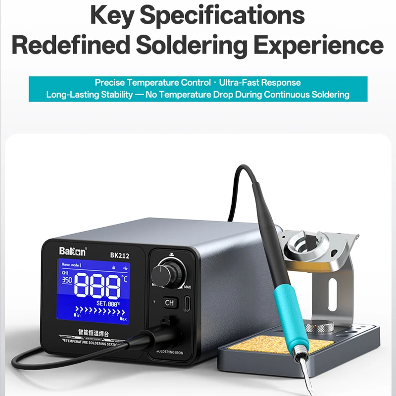 Bakon BK212 Smart Soldering St - Soldering Iron Temperature Probe recension och pris
