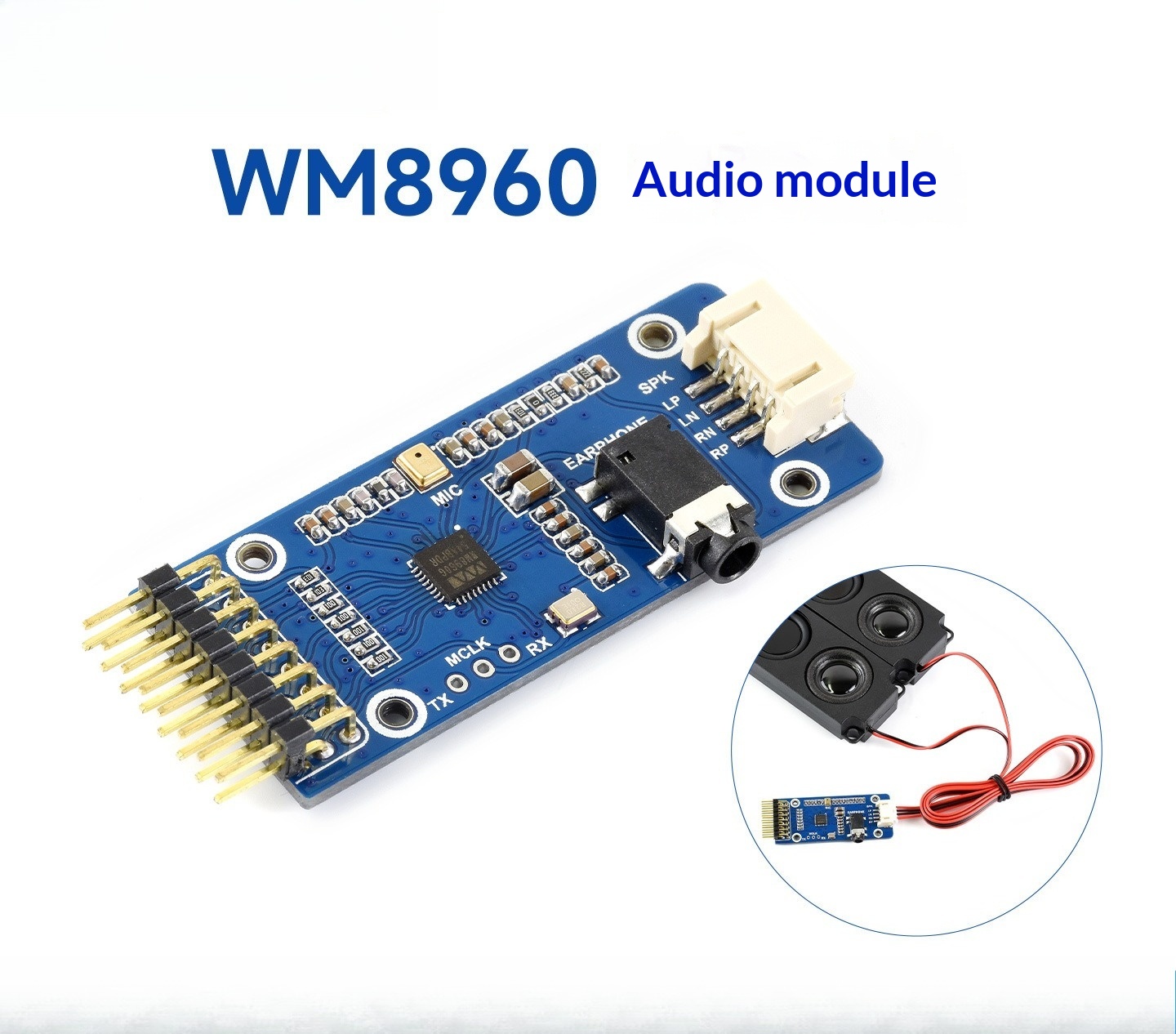 WM8960 Stereo Audio Codec Modu - Microphone Module recension och pris