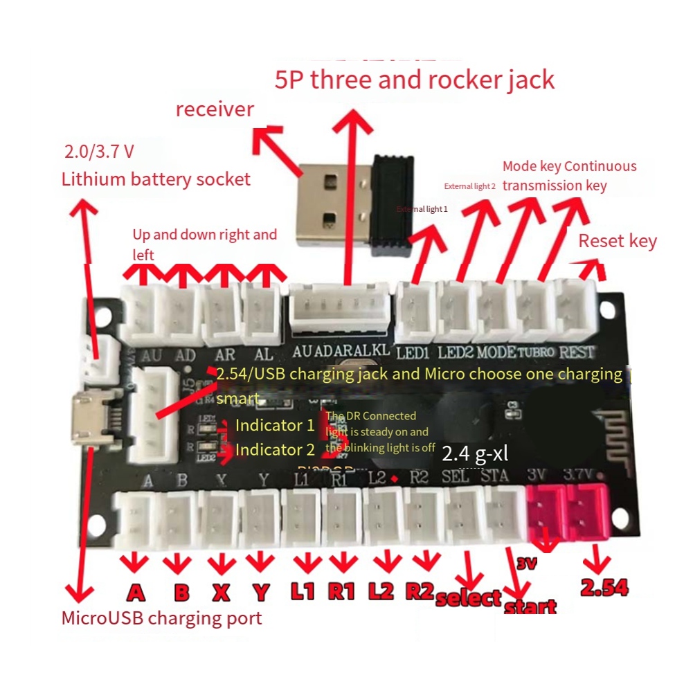 L77A 2.4G Wireless Zero Delay  - Joystick Module recension och pris