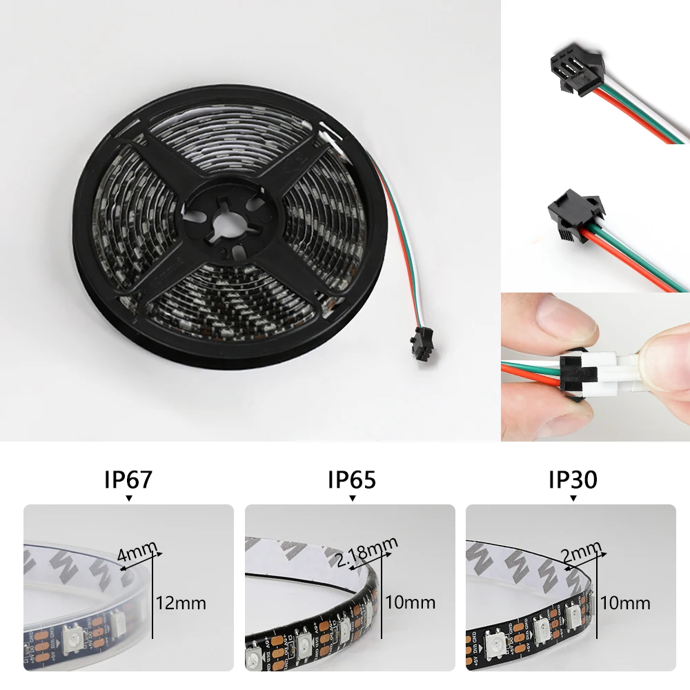 5V WS2812B Pixel RGB Led Strip - Ws2812B Strip 5V recension och pris