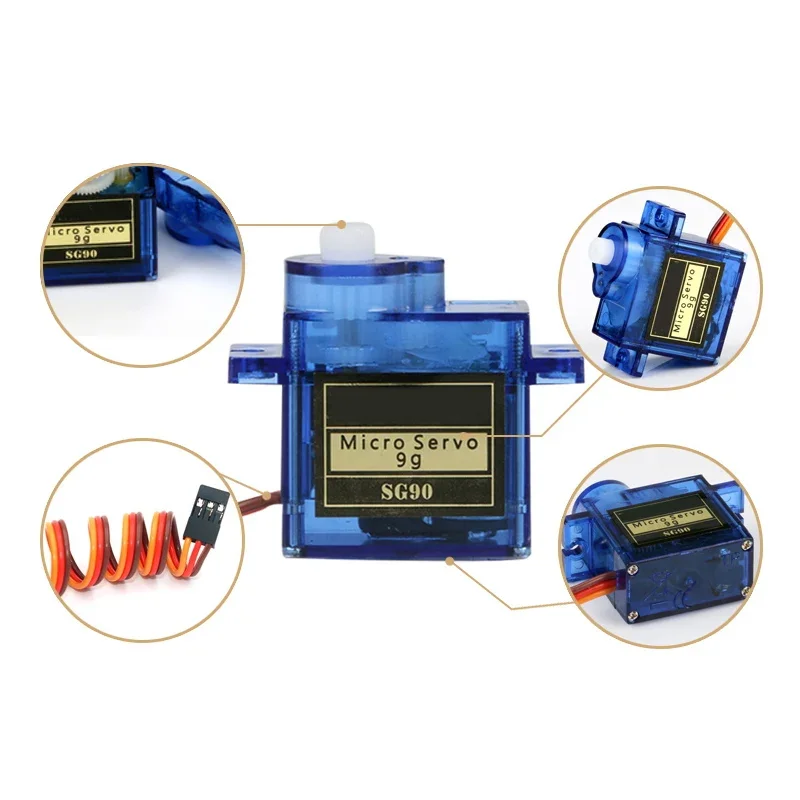 2/4/8/20Pcs SG90 9G Micro Serv - Servo Sg90 recension och pris