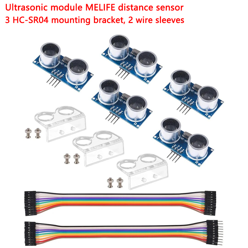 5 ultrasonic modules, MELIFE d - Ultrasonic Sensor Hc-Sr04 recension och pris