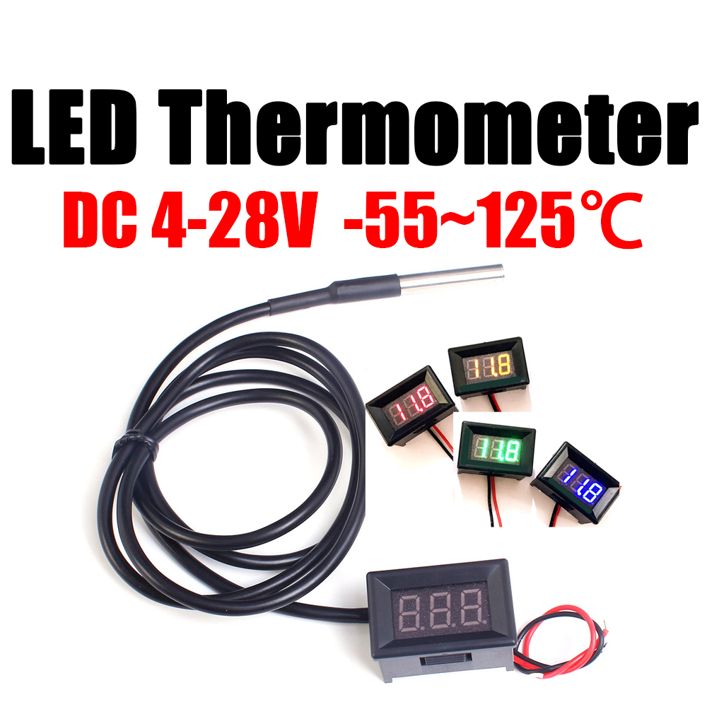DC 12V 24V DS18b20 LED Digital - Ds18B20 recension och pris