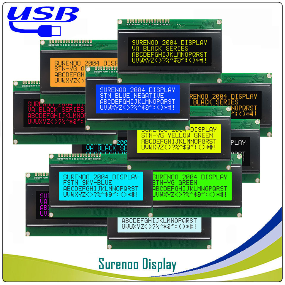 Surenoo LCD2USB USB 204 20X4 2 - Lcd 1602 recension och pris