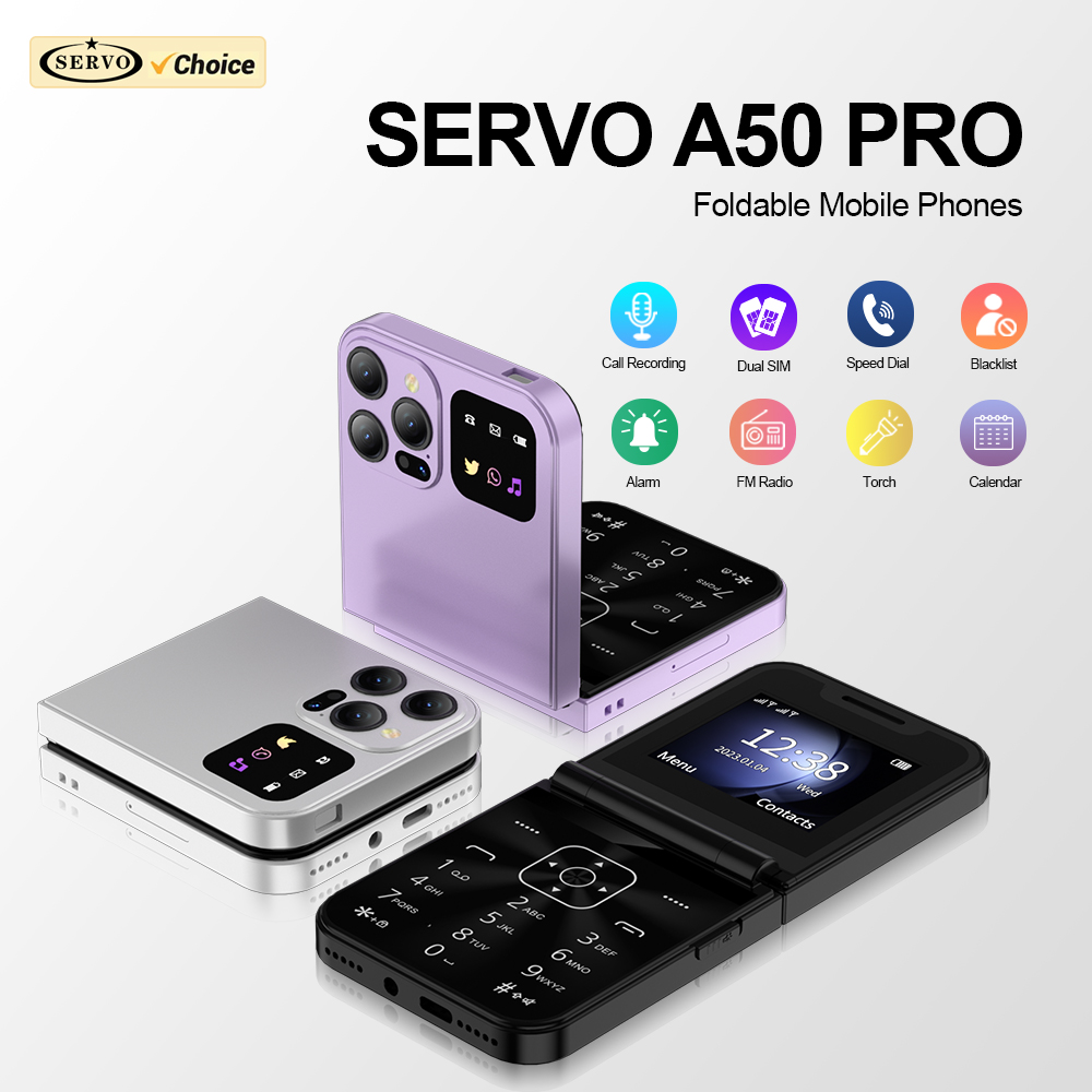 SERVO A50 PRO Flip Mobile Phon - Tft Display 2.4 recension och pris