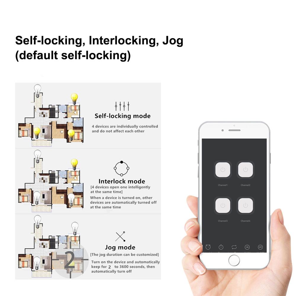4CH Smart WiFi Relay Module Dr - Relay Module 4 Channel recension och pris