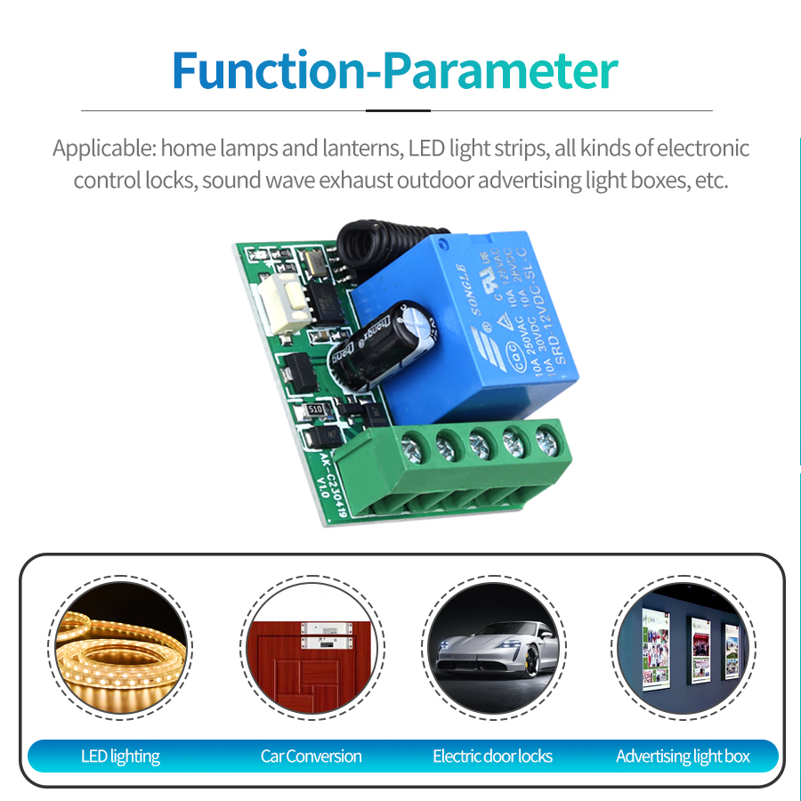 433MHz DIY Wireless Switch DC1 - Ir Remote Module recension och pris