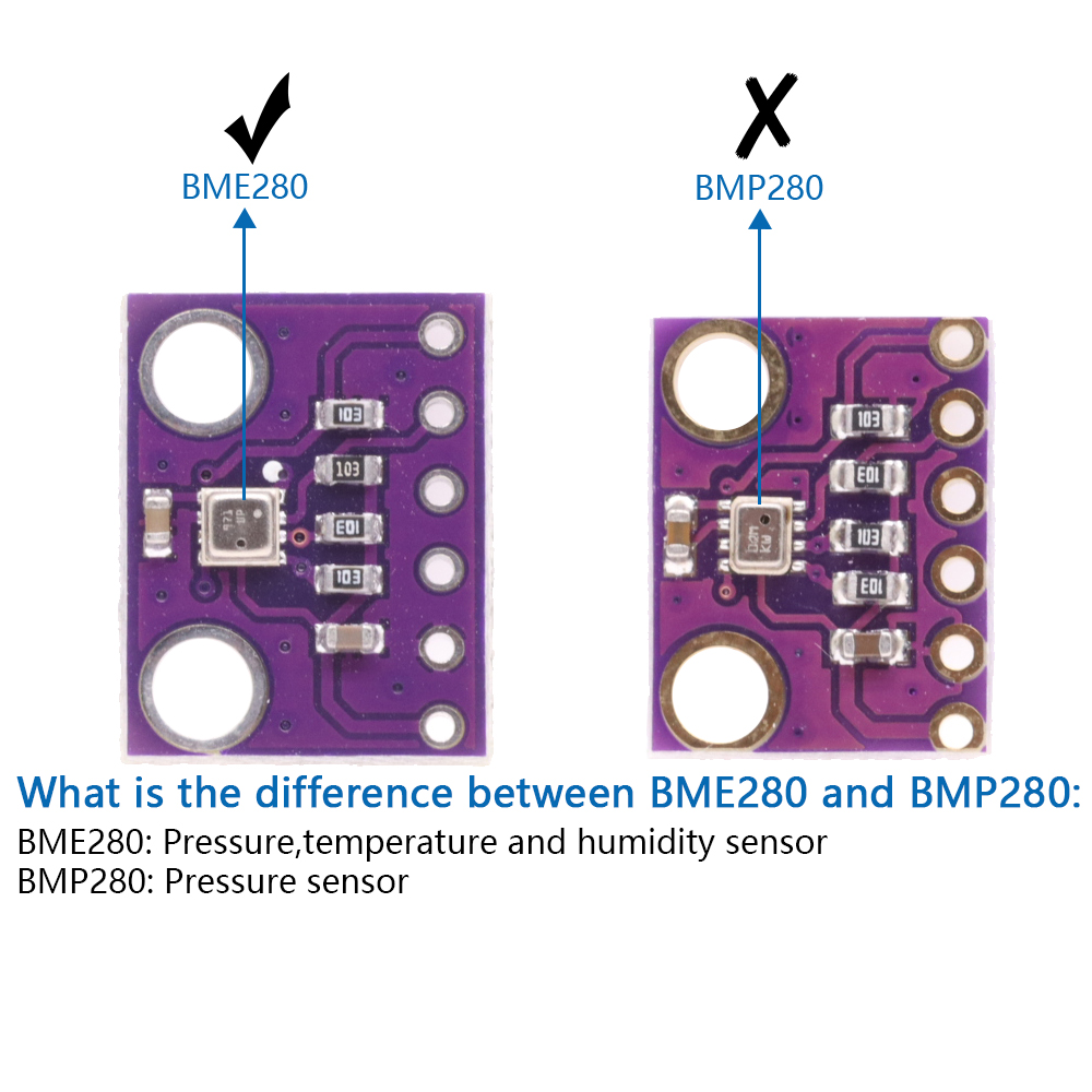 3in1 BME280 3.3V BMP280 5V Dig - Bme280 recension och pris