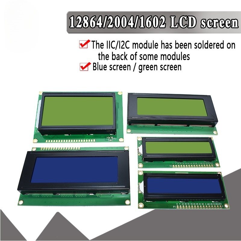 LCD 1602 2004 Module Blue Gree - Lcd 1602 recension och pris