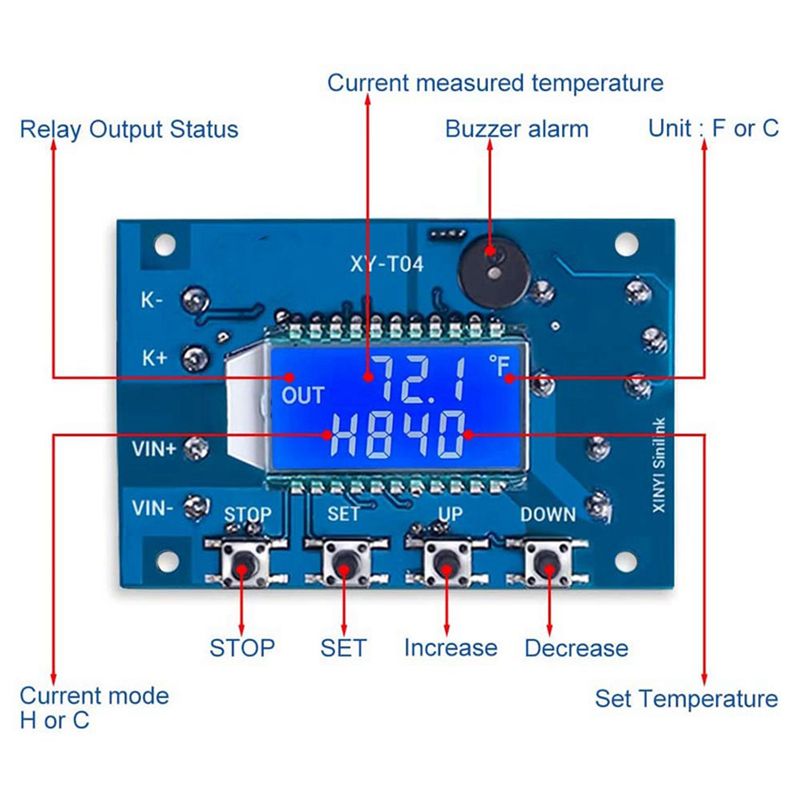 DT17 2X 12V DC Digital Tempera - Thermocouple Module K Type recension och pris